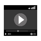 Image of an video player